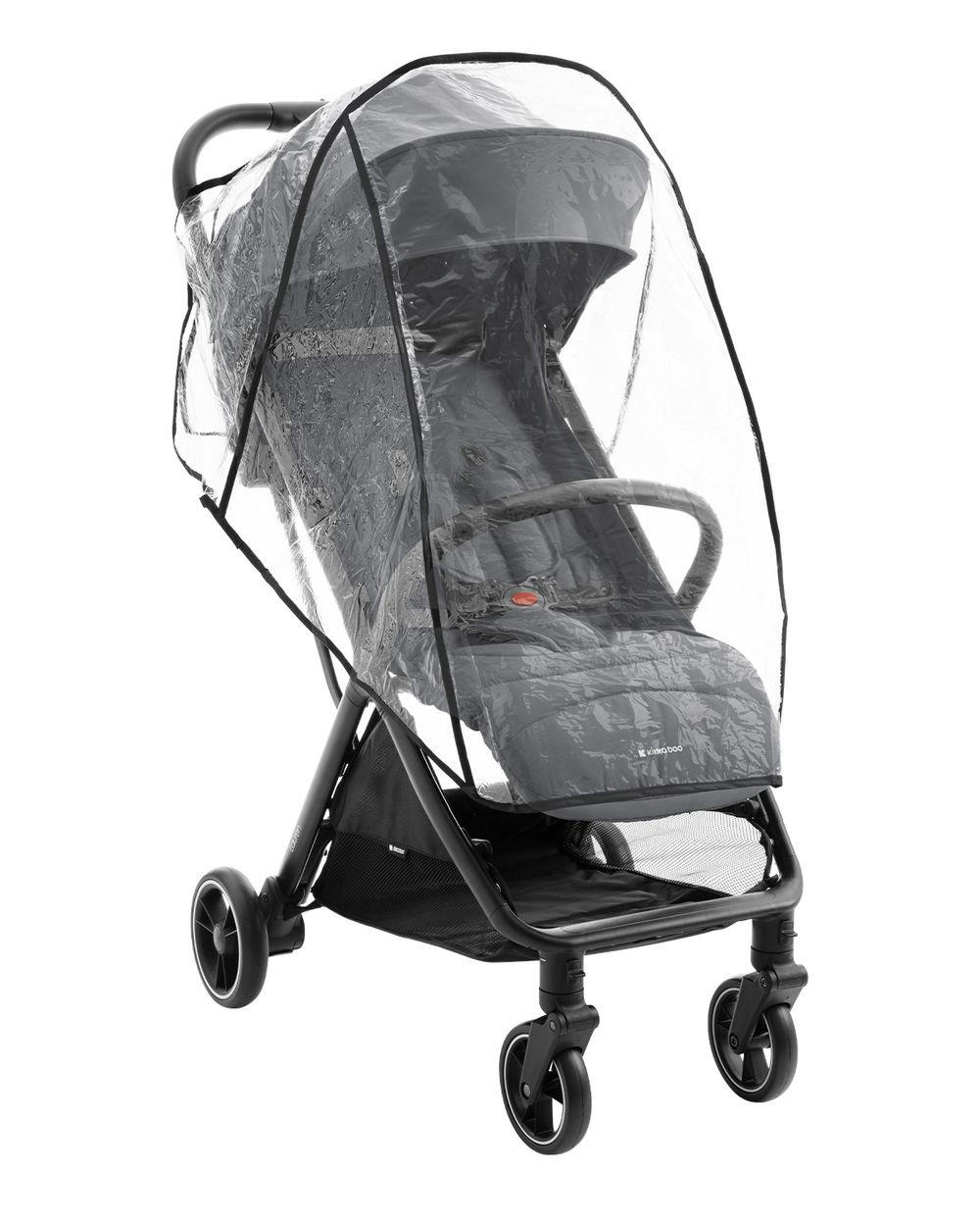BUGGY Lauren grau/schwarz verstellbar faltbar Aluminiumrahmen bis 22 kg - Grau, Metall (66/53/105cm) - Kikka boo