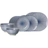 EINSTEIGER-SET Royal Makoto blau-weiß 16er Set - Blau/Weiß, Keramik (1/1/1cm) - Ritzenhoff Breker