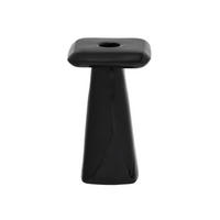 KERZENHALTER Roca Schwarz 9/9/15 cm - Schwarz, Metall (9/15/9cm) - Present Time