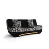 SOFA Boat mit Schlaffunktion - Schwarz/Grau, Textil (190/95/80cm) - SIMKAM Furniture