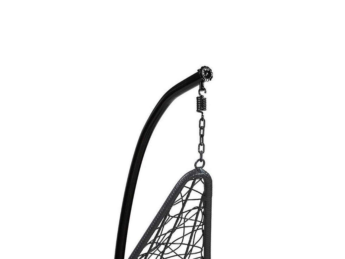 HÄNGESESSEL - 1 Person - Harz - Schwarz - - Schwarz, Kunststoff (105/197/105cm) - Vente-Unique