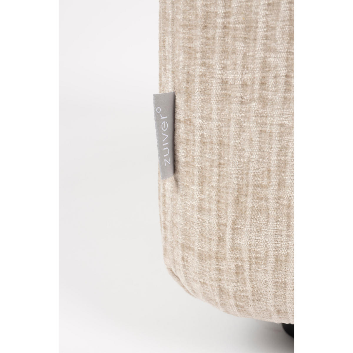 SOFA ELEMENT Hunter Rund Ecken Rechts Sand/ Beige - Beige, Textil (60/38/100cm) - Zuiver