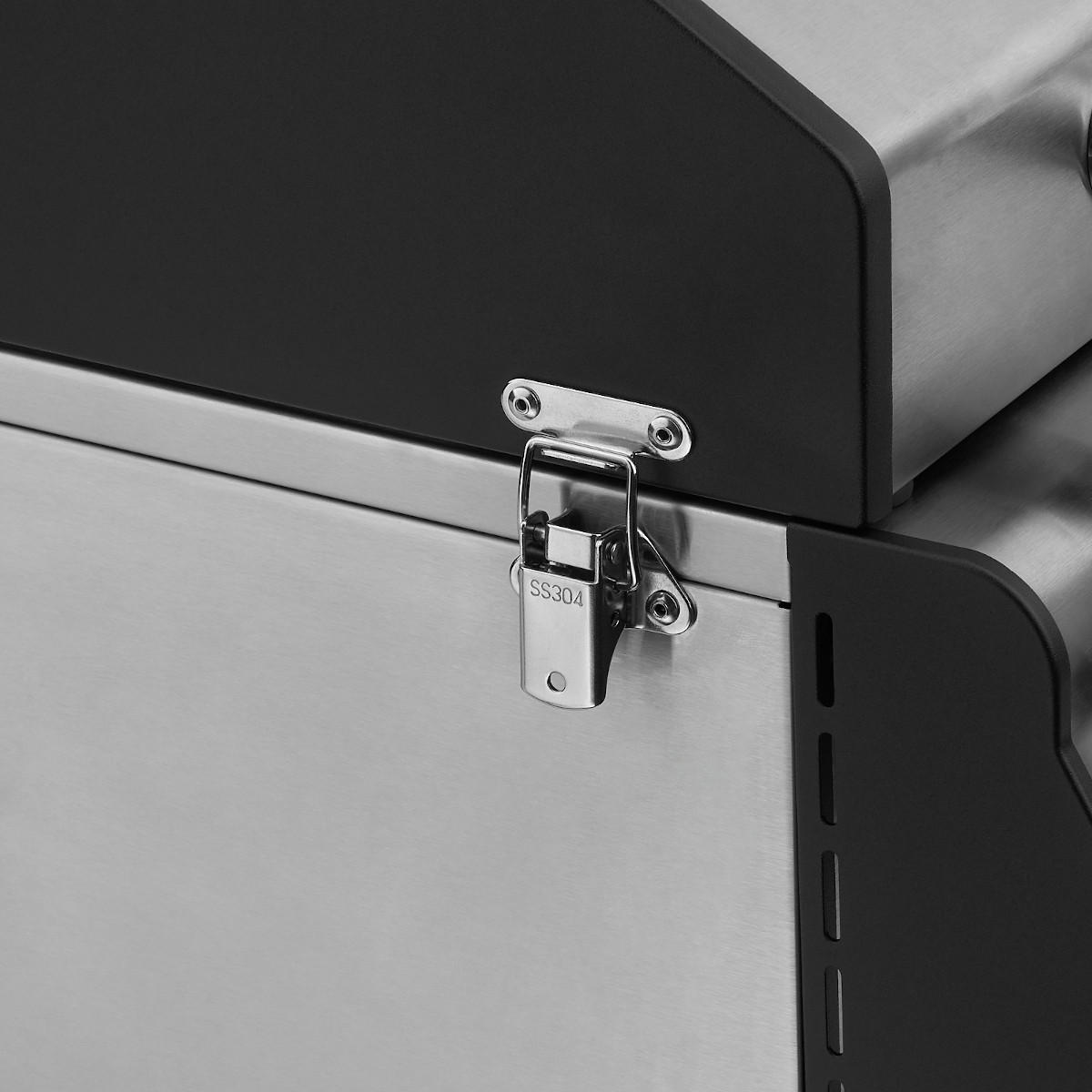 GASGRILL PLATINUM COMPACT - Silberfarben, Metall (45/34/45cm) - TAINO