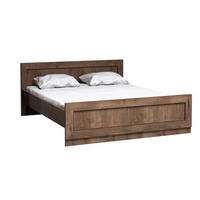 BETT TADEUSZ T-20 - Dunkelbraun, Holzwerkstoff - Meblini