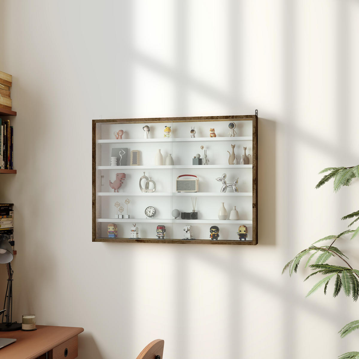 BÜCHERREGAL 80/9,5/60 cm Braun - Braun, Karton (80/60/9.5cm)