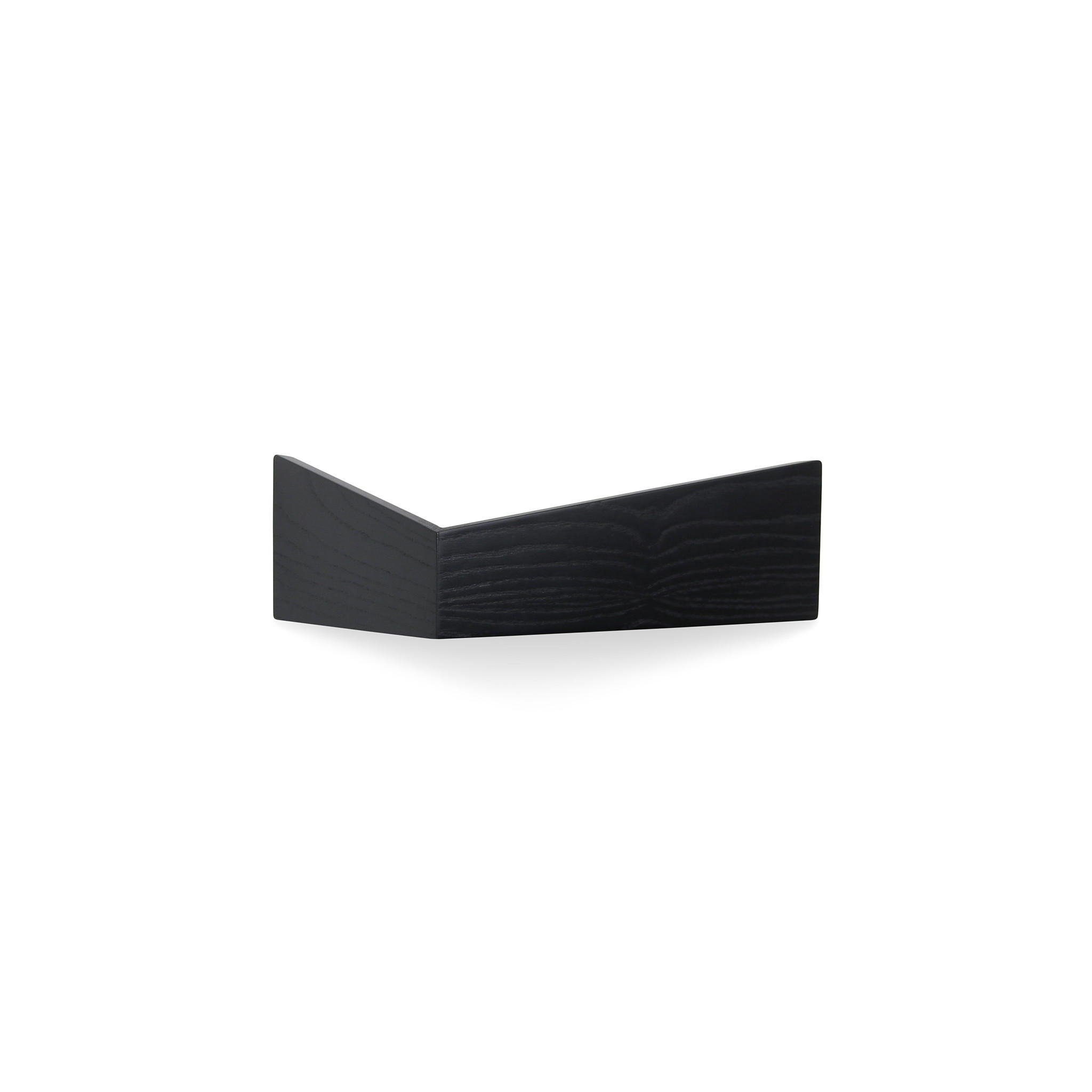 WANDREGAL Pelikan mit Haken Klein - Schwarz, Holz (33.5/10/15cm) - Woodendot
