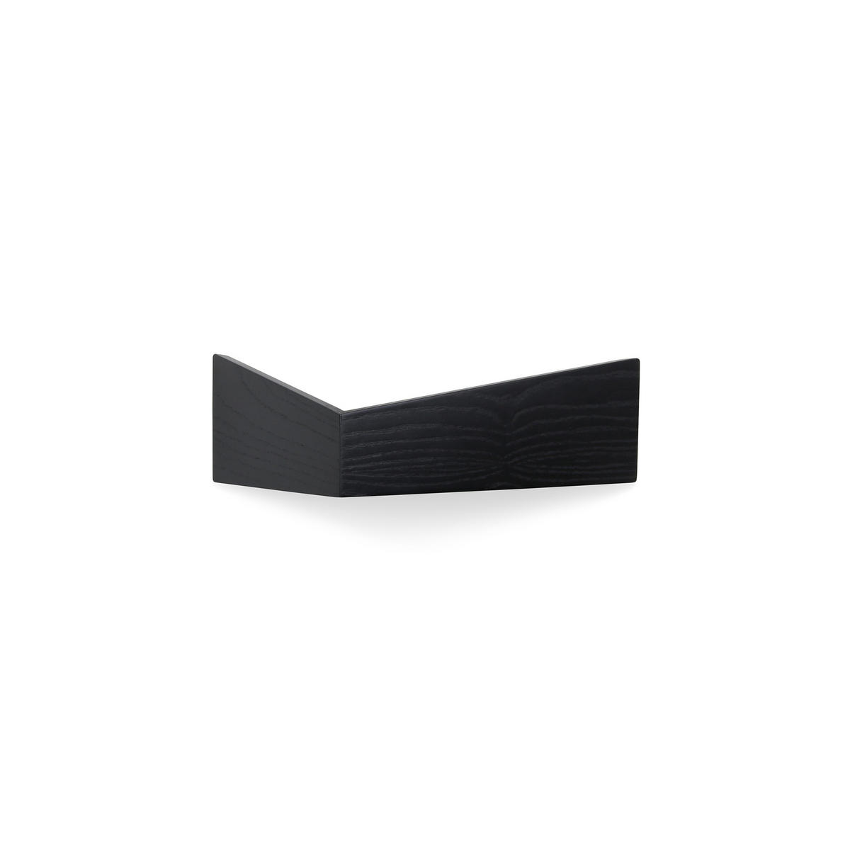 WANDREGAL Pelikan mit Haken Klein - Schwarz, Holz (33.5/10/15cm) - Woodendot