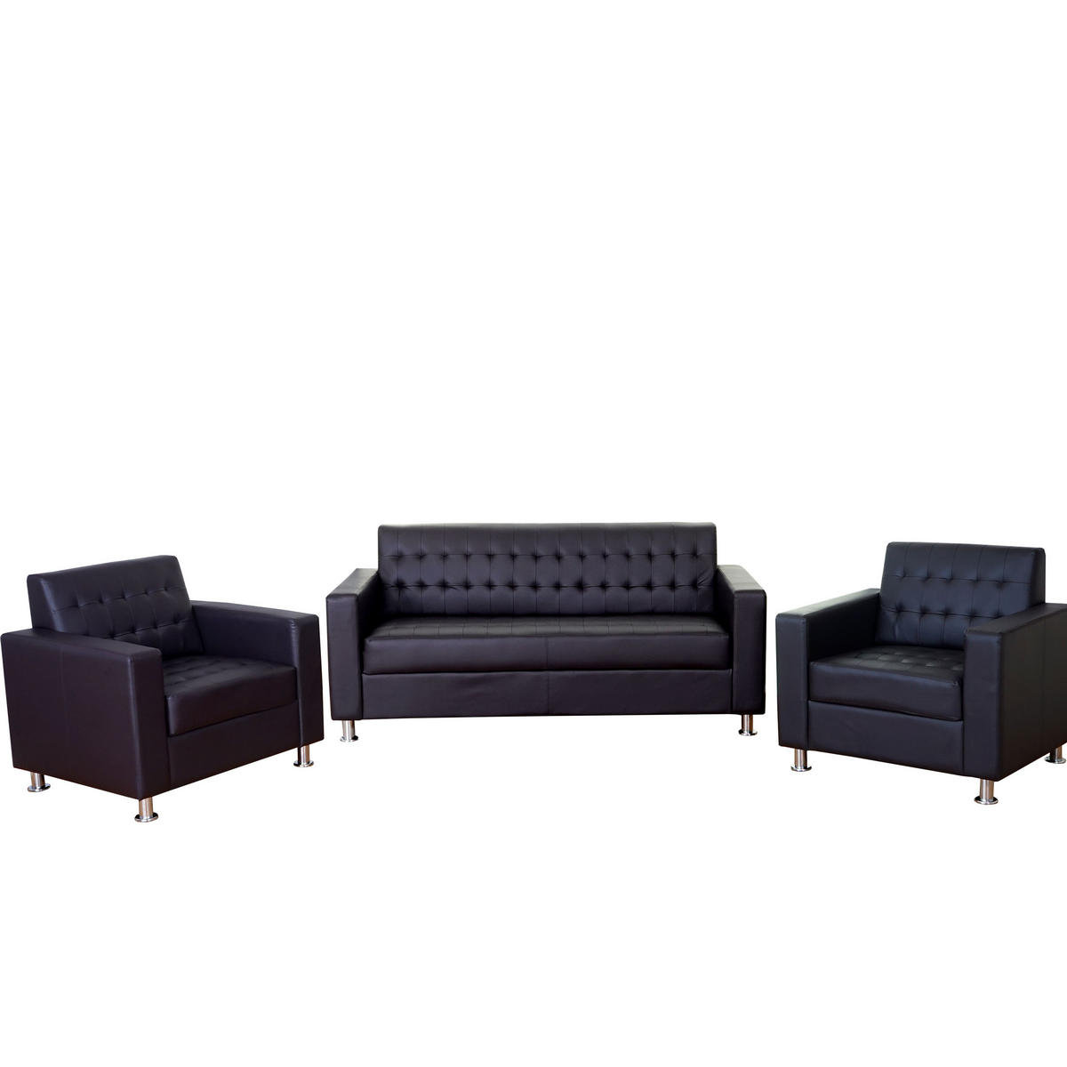SOFAGARNITUR Dunkelbraun - Dunkelbraun, Textil (89/82/75cm) - MCW