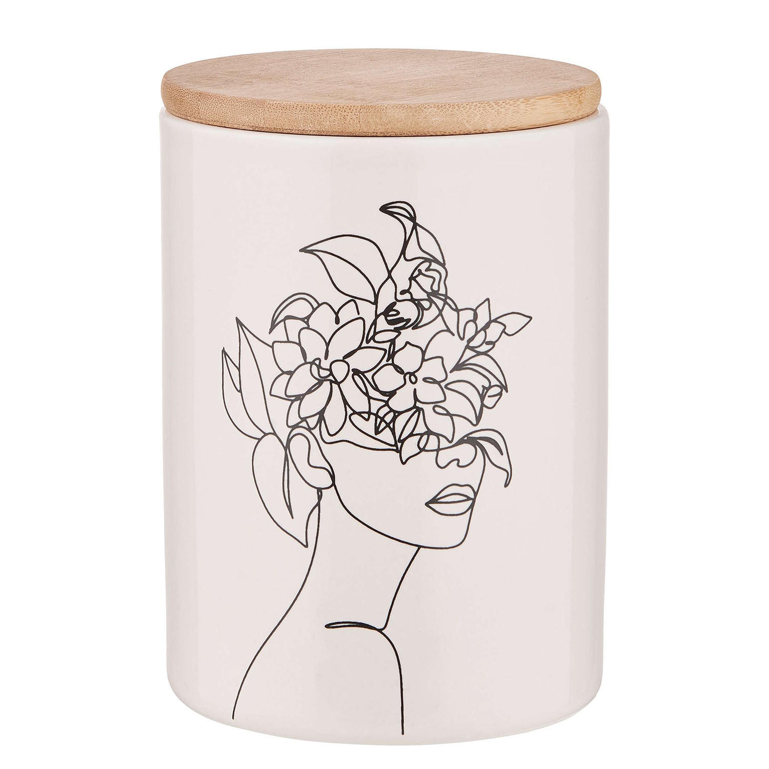 AUFBEWAHRUNGSDOSE Queen It - Grau, Keramik (10/14/10cm) - BUTLERS