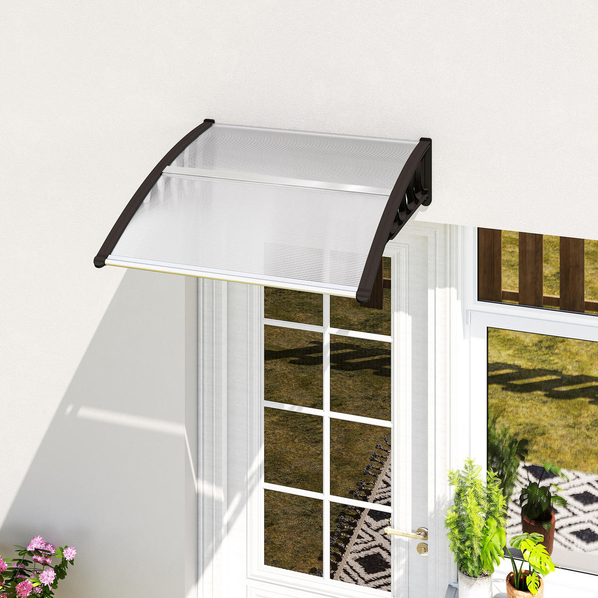MARKISE Transparent 103.0/96.5/27.0cm - Transparent, Kunststoff (96.5/27/103cm)