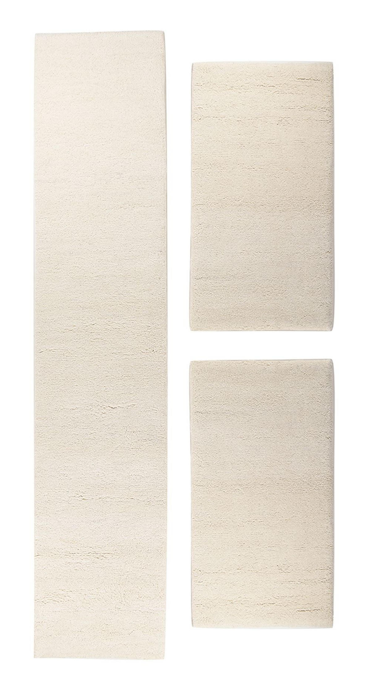 BERBERTEPPICH Maloronga BU= 2x70/140 + 1x70/340 70x620 cm - Weiß, Textil (70/620cm) - THEKO