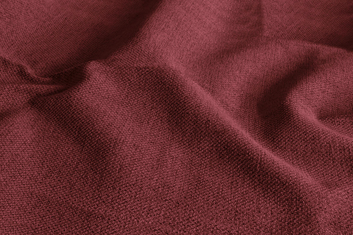 ECKSOFA VERONA 3-Sitzer rechts, Dunkelrot - Schwarz/Dunkelrot, Holz/Textil (224/173cm) - Courtois Laville