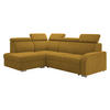 ECKSOFA Oslo 2rRLXp, Seite: Links LXP+R+2R - Gelb/Silberfarben, Holz/Textil (250/200cm) - MIRJAN24