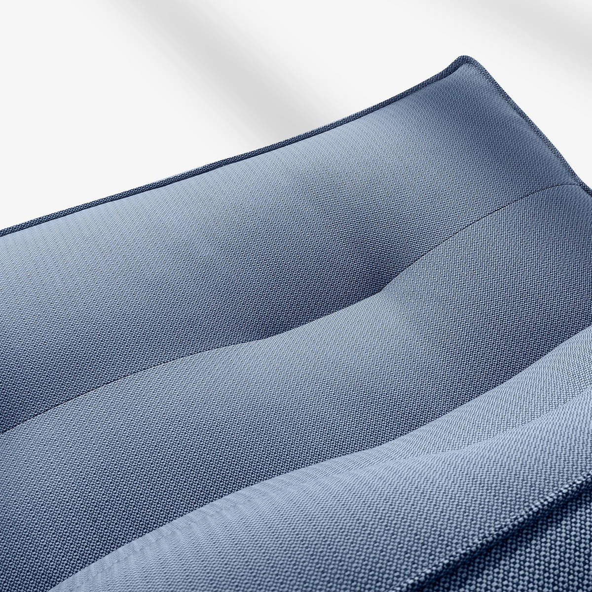 GARTENSOFA LOVIA Lounge, Marineblau/Weiß - Dunkelblau, Textil (177/82/106cm) - KONSIMO®