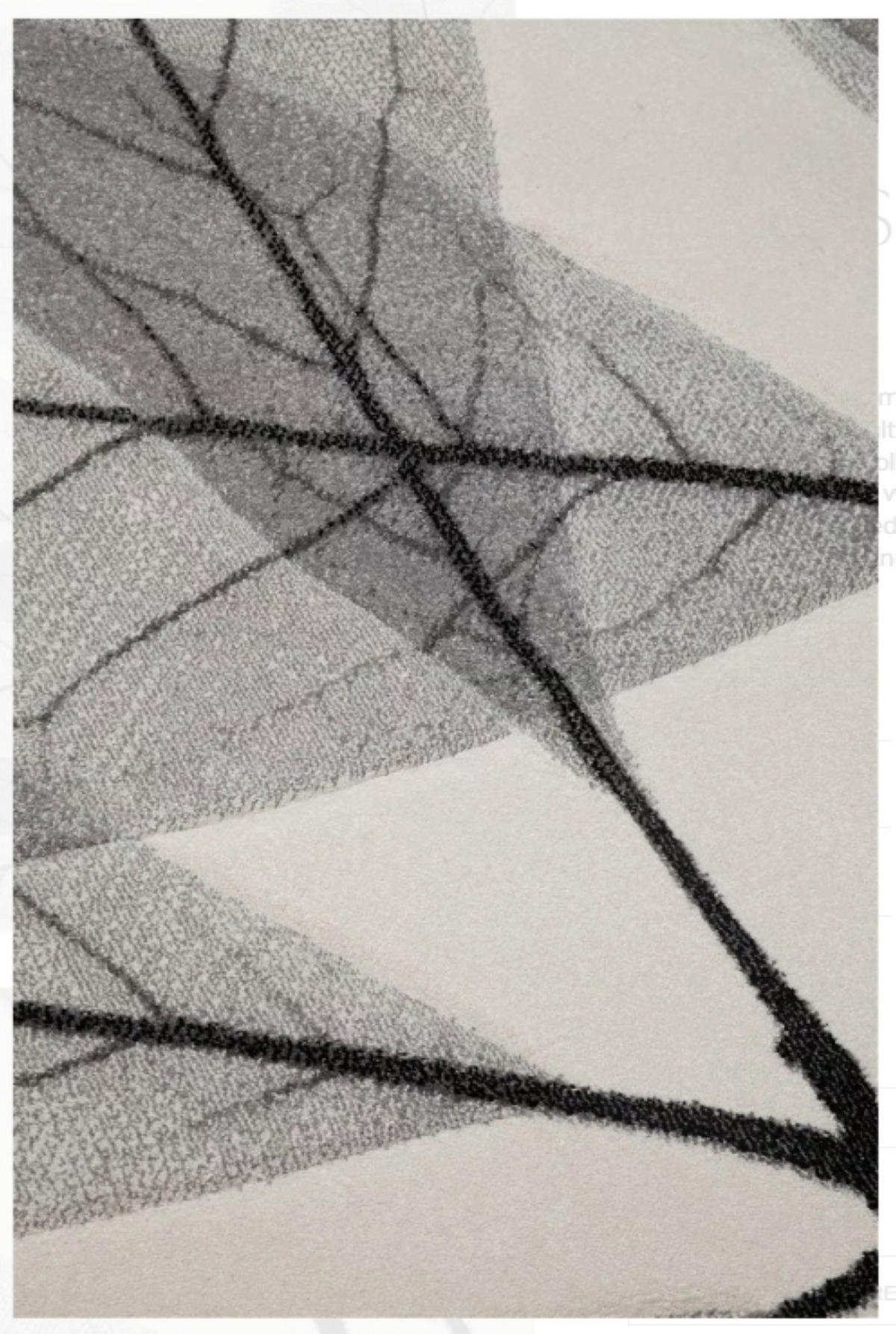 TEPPICH modern Flachgewebe NAGOYA Grau 133x190 cm - Grau, Textil (133/190cm) - Novatrend