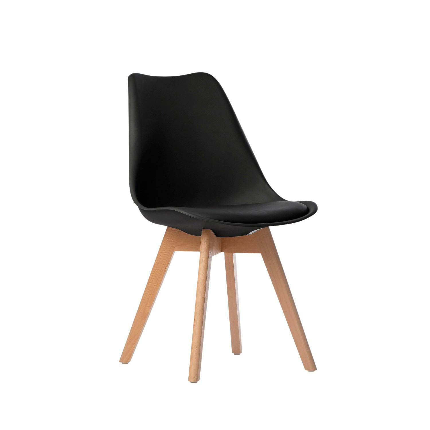 Klast Home Küchenstuhl Schwarz 48x82x57 cm