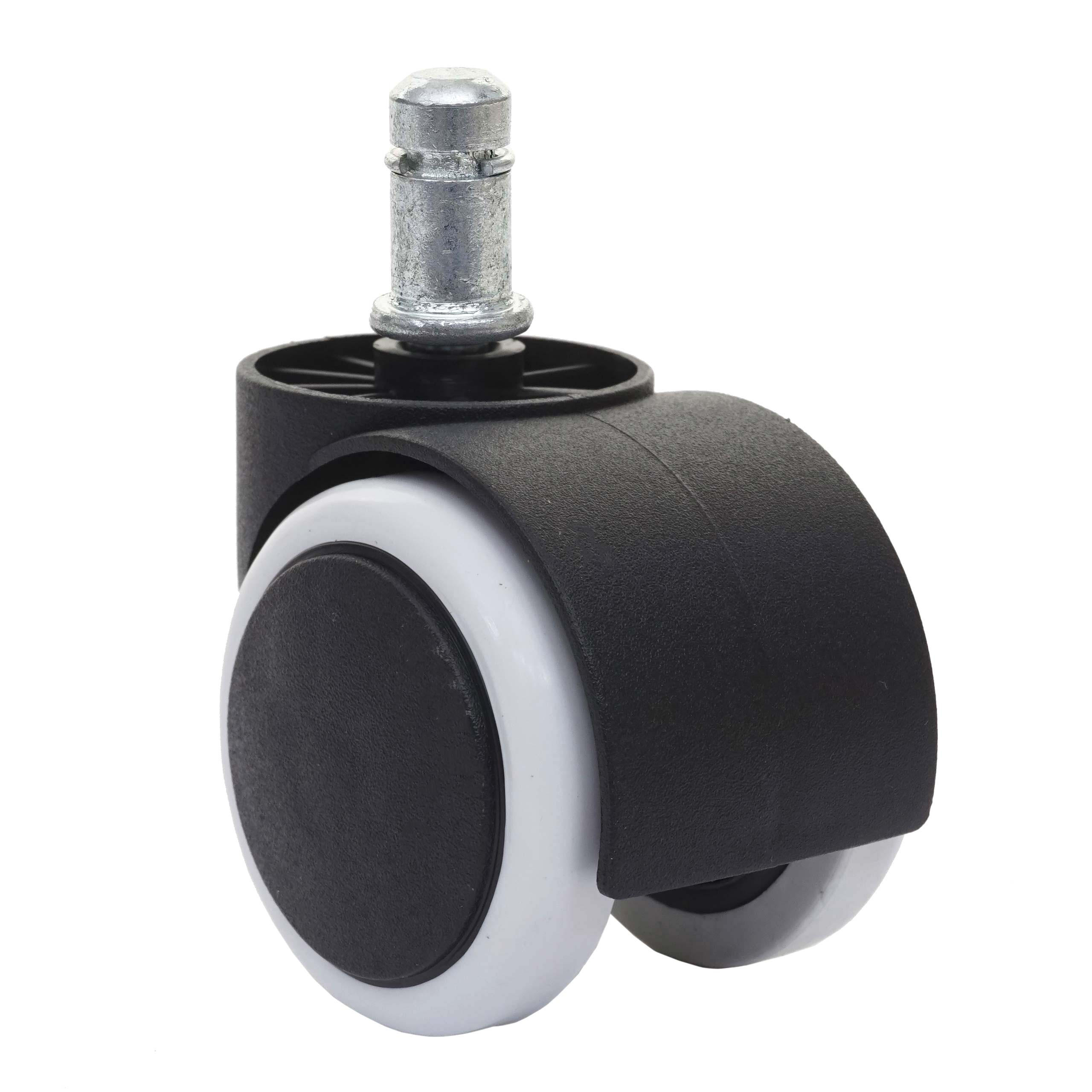 5ER-SET UNIVERSALROLLEN Schwarz, Grau 5er-Set - Schwarz/Grau, Kunststoff (5/8/7cm) - MCW