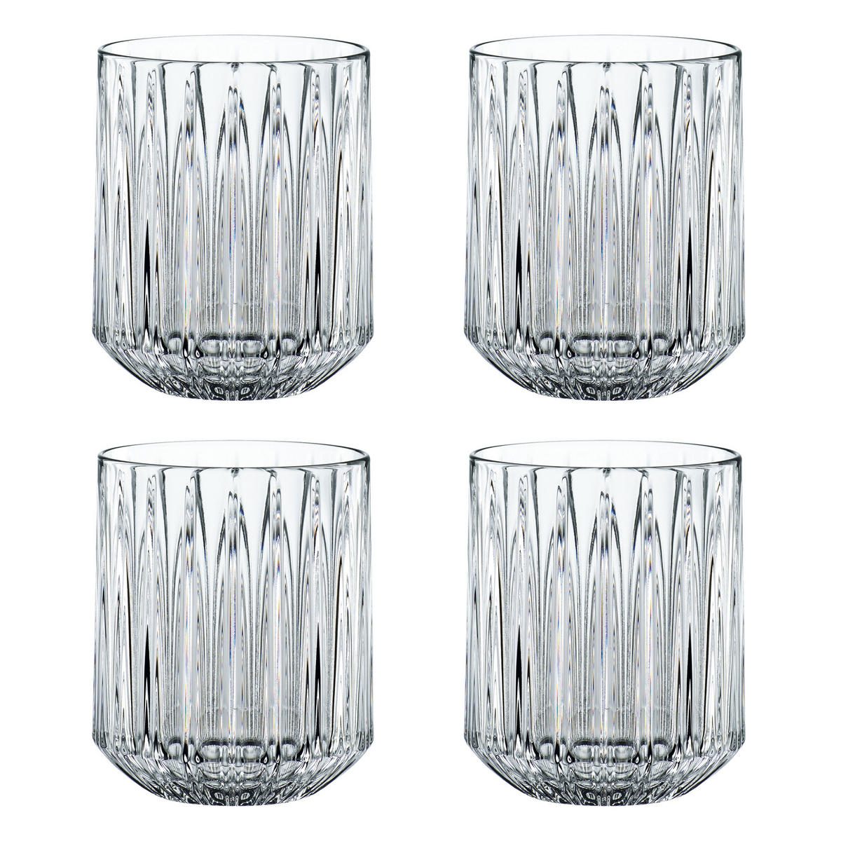 TUMBLER Jules Becher, 4er Set, Kristallglas, 305 ml, - Transparent, Glas (0.3L) - Nachtmann