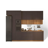 KÜCHENZEILE 400 - Langen KL4-M400 in Grau / Artisan Eiche - Eiche Artisan/Grau, Holz (400/248/58cm)