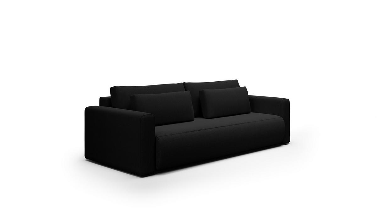 SOFA Schlafsofa Chaira - Dunkelgrau, Holzwerkstoff/Textil (238/85/103cm) - Fun Möbel