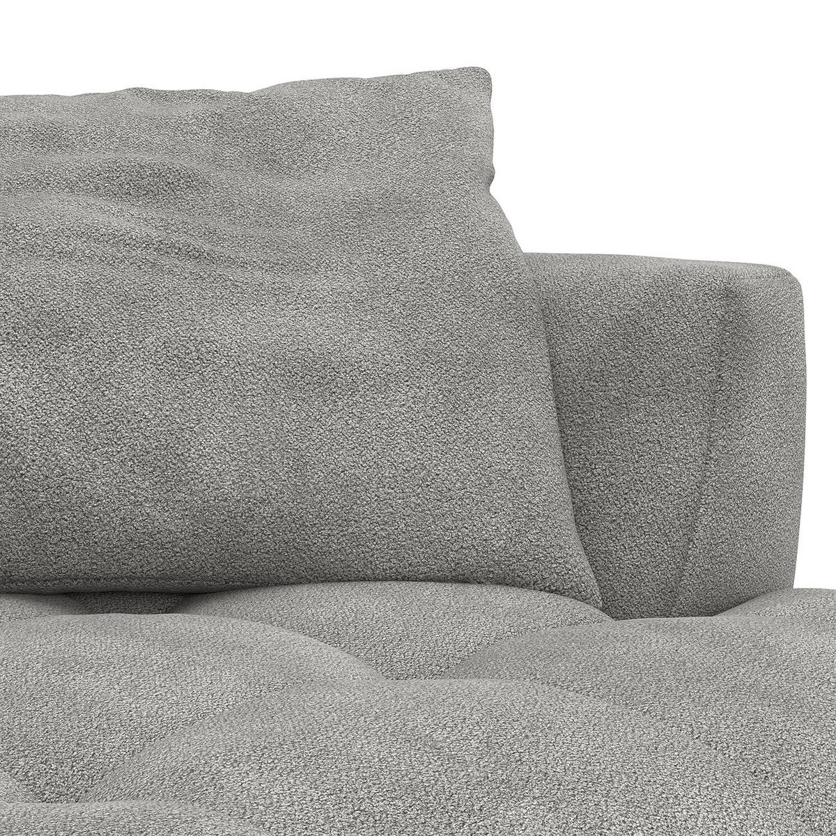 BIGSOFA - Grau, Holz/Kunststoff (272/70/126cm) - home24