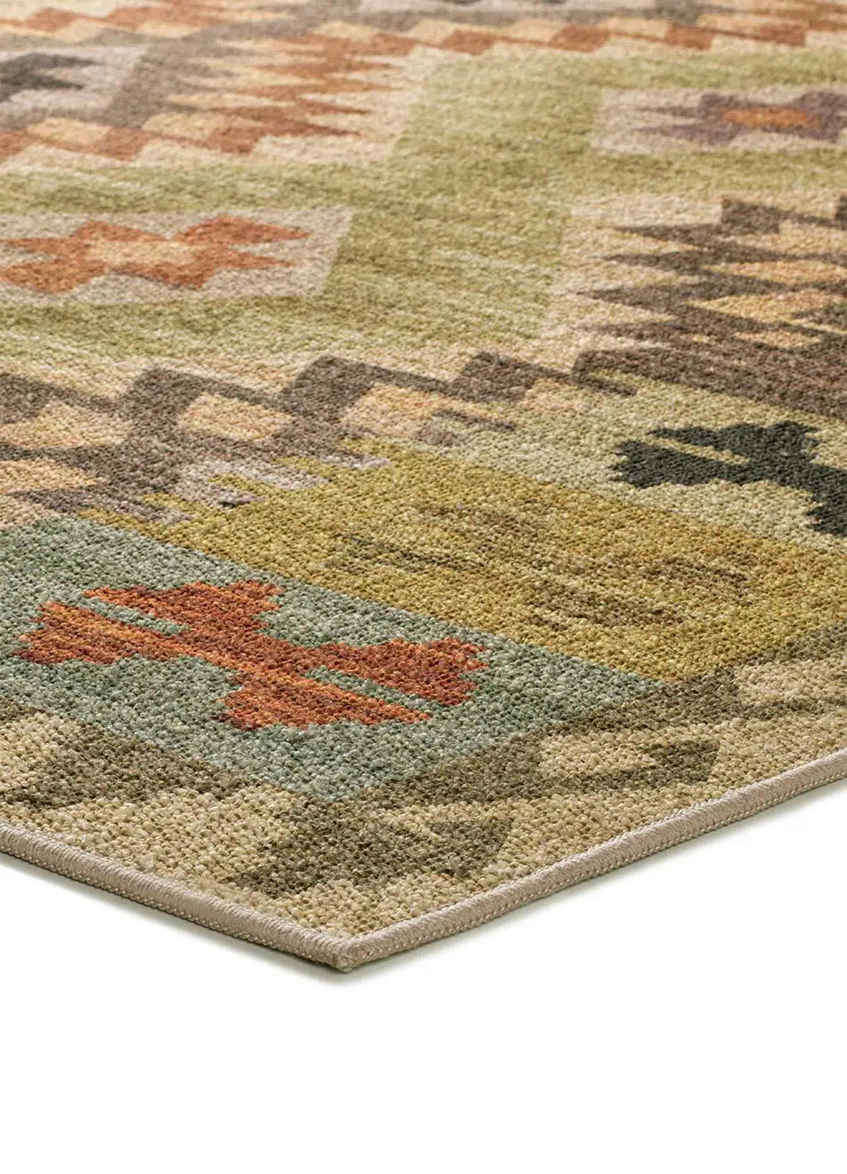 FLACHGEWEBETEPPICH Mehrfarbig Serak 140/200 cm - Multicolor, Kunststoff/Textil (140/200cm) - Atticgo