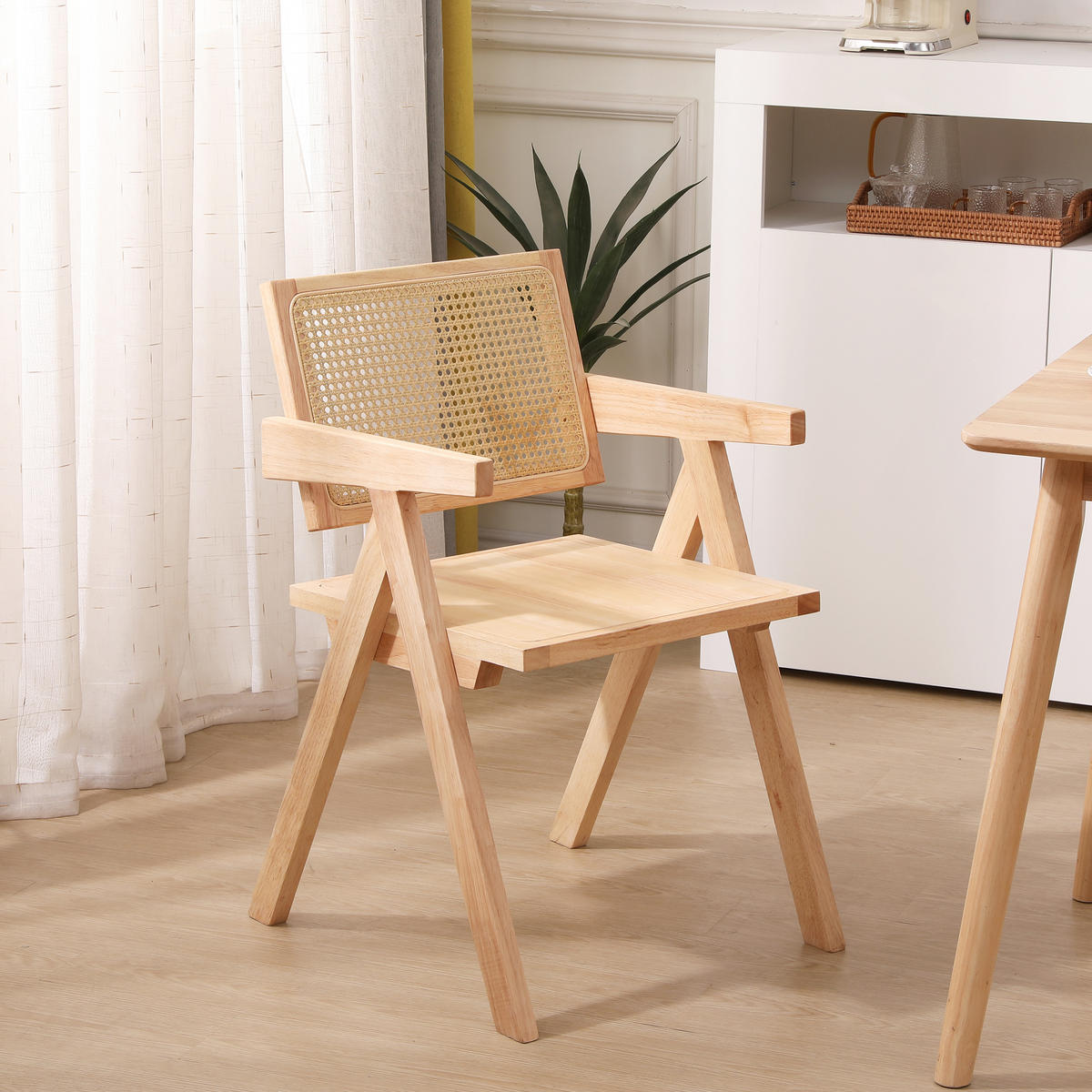 STUHL 1er-Set Holz Braun - Braun, Holz (51/80/54cm) - Nordlys