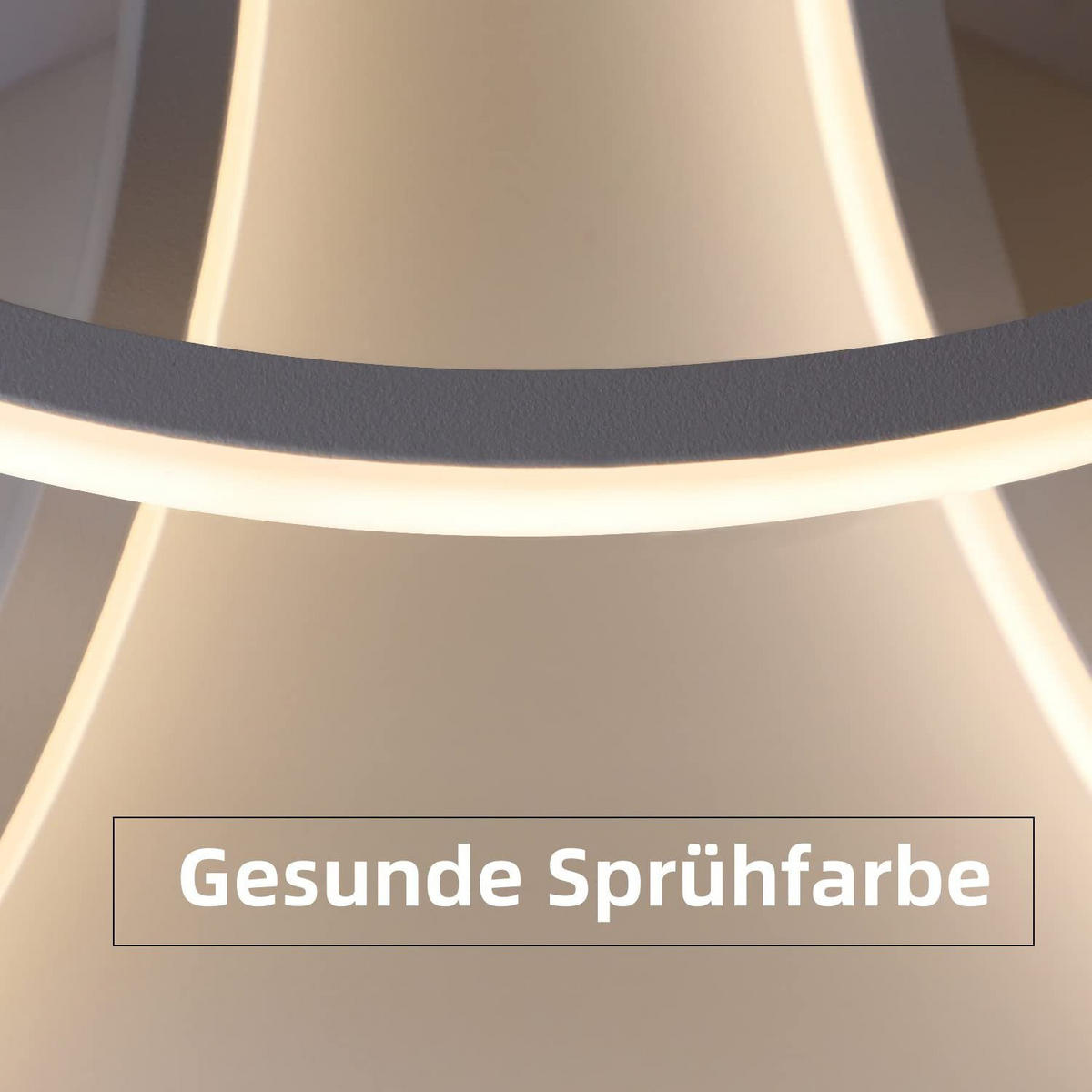 LED-DECKENLEUCHTE Rindor 44/50/8 cm - Weiß, Metall (50/44/8cm) - ZMH