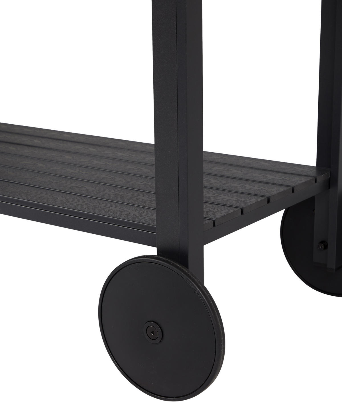 SERVIERWAGEN, Laust, Schwarz, Metall, 90 x 45 x 74 cm - Schwarz, Metall (90/74/45cm) - ebuy24