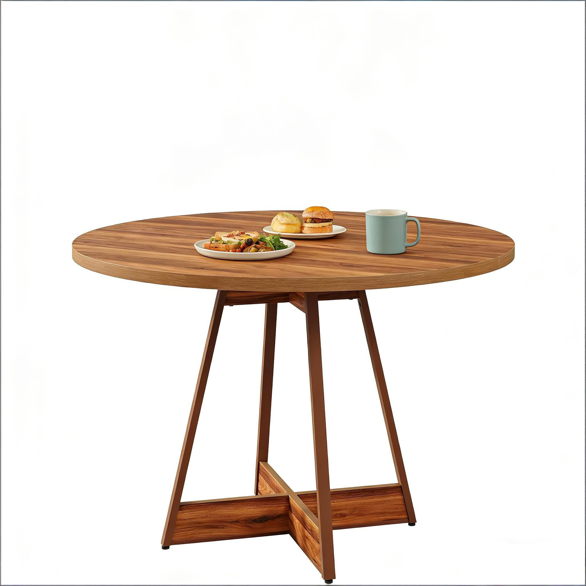 ESSTISCH Braun 100/100/75 cm - Braun, Holz (100/100/75cm) - PANGIVO