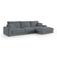 ECKSOFA Harvesty Multicolor - Multicolor, Textil (332/92/169cm) - Pillovely