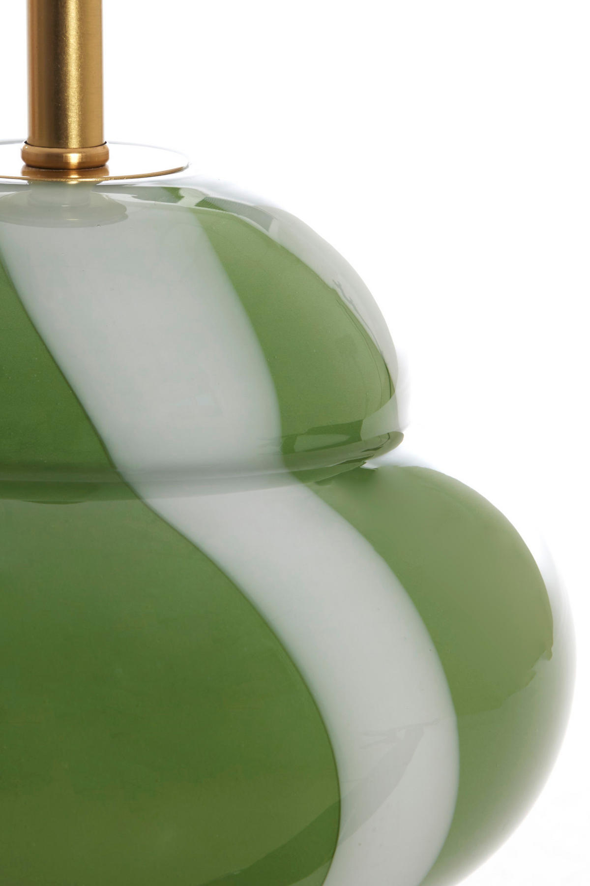 LAMPENFUSS Ylien Grün Ø22/28 cm - Grün, Glas (22/22/28cm) - Light & Living