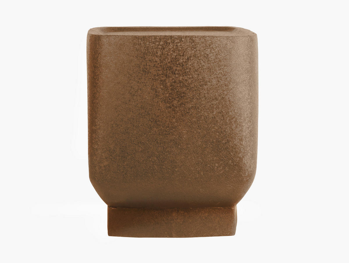 BEISTELLTISCH Boaz Cuadro - Braun - 37/37/40 cm - Braun, Metall (37/37/40cm) - Leitmotiv