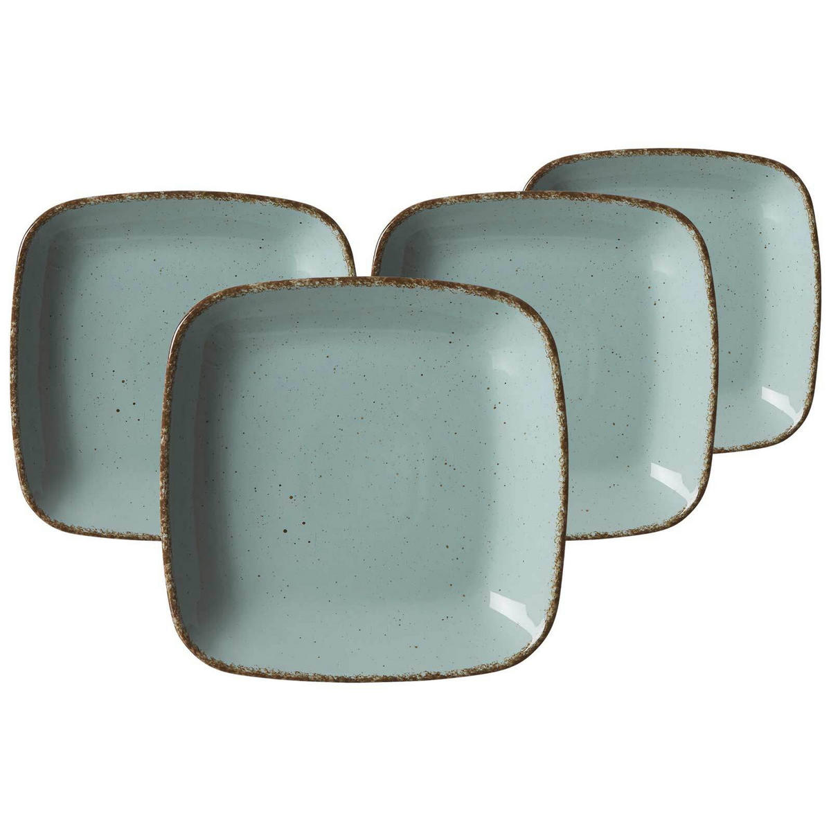 SUPPENTELLER Casa blau ø 22 cm 4er Set - Blau, Keramik (22cm) - Ritzenhoff Breker
