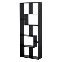 BÜCHERSCHRANK Jane Schwarz - Schwarz, Holzwerkstoff (25/175.3/67cm) - Happy Garden