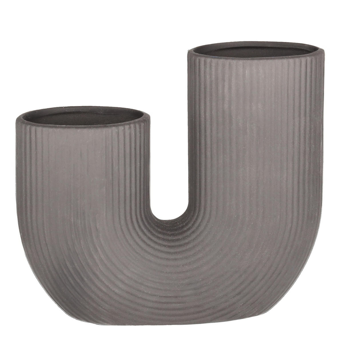 VASE Trilo - Schwarz, Keramik (16cm) - home&you