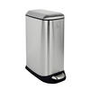 MÜLLEIMER TS12 12L Silber - Silberfarben, Metall (20/47/35cm) - SVITA