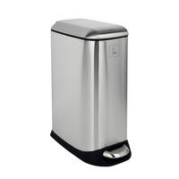 MÜLLEIMER TS12 12L Silber - Silberfarben, Metall (20/47/35cm) - SVITA