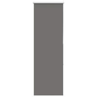 VERDUNKELUNGSROLLO 40/150 cm Stoffbreite 35,7 cm aus Polyester Grau - Grau, Textil (40/150cm) - vidaXL