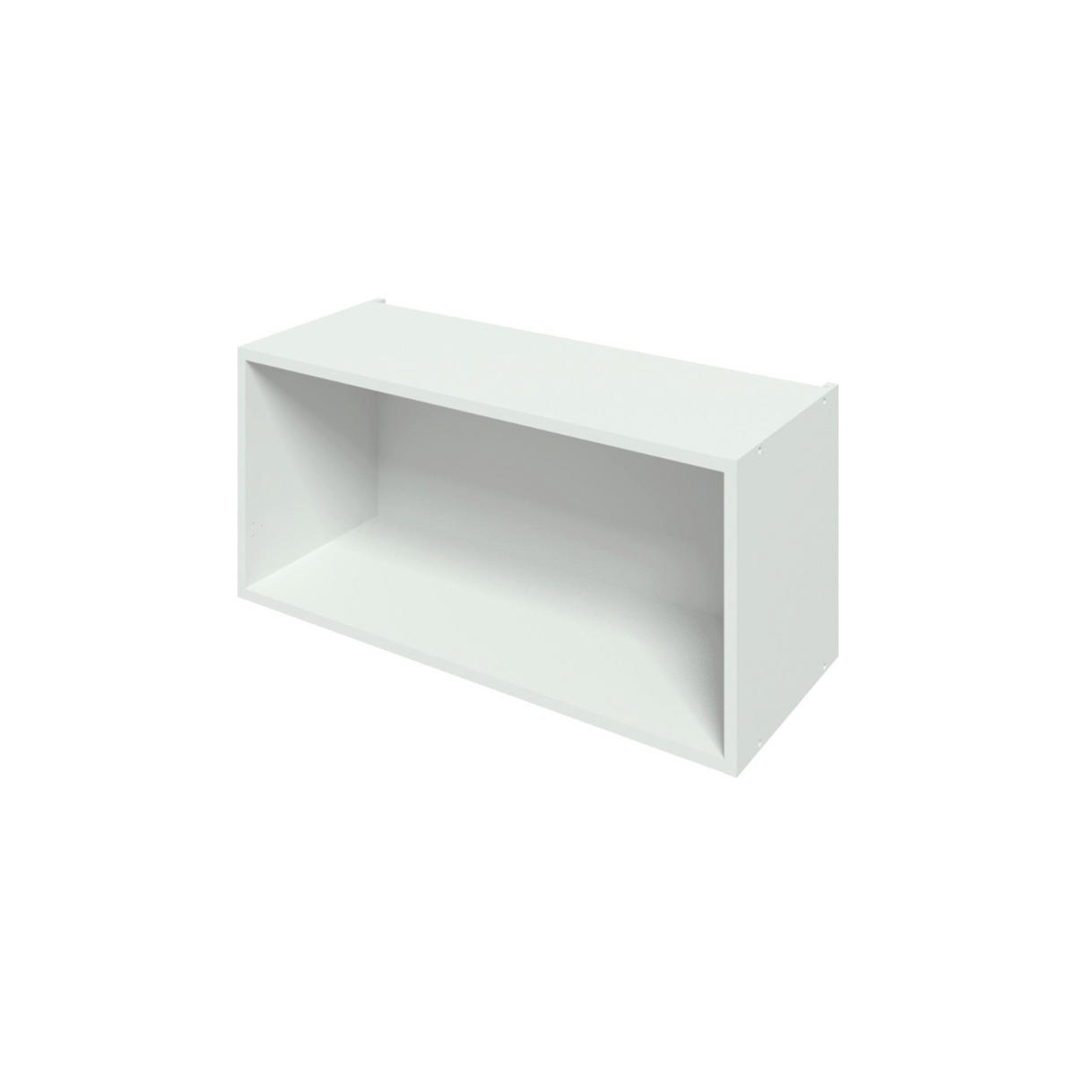HÄNGESCHRANK – 80 cm – N80 – Lunara – Grau Hochglanz - Grau, Holzwerkstoff (80/36/30cm) - hi-markt