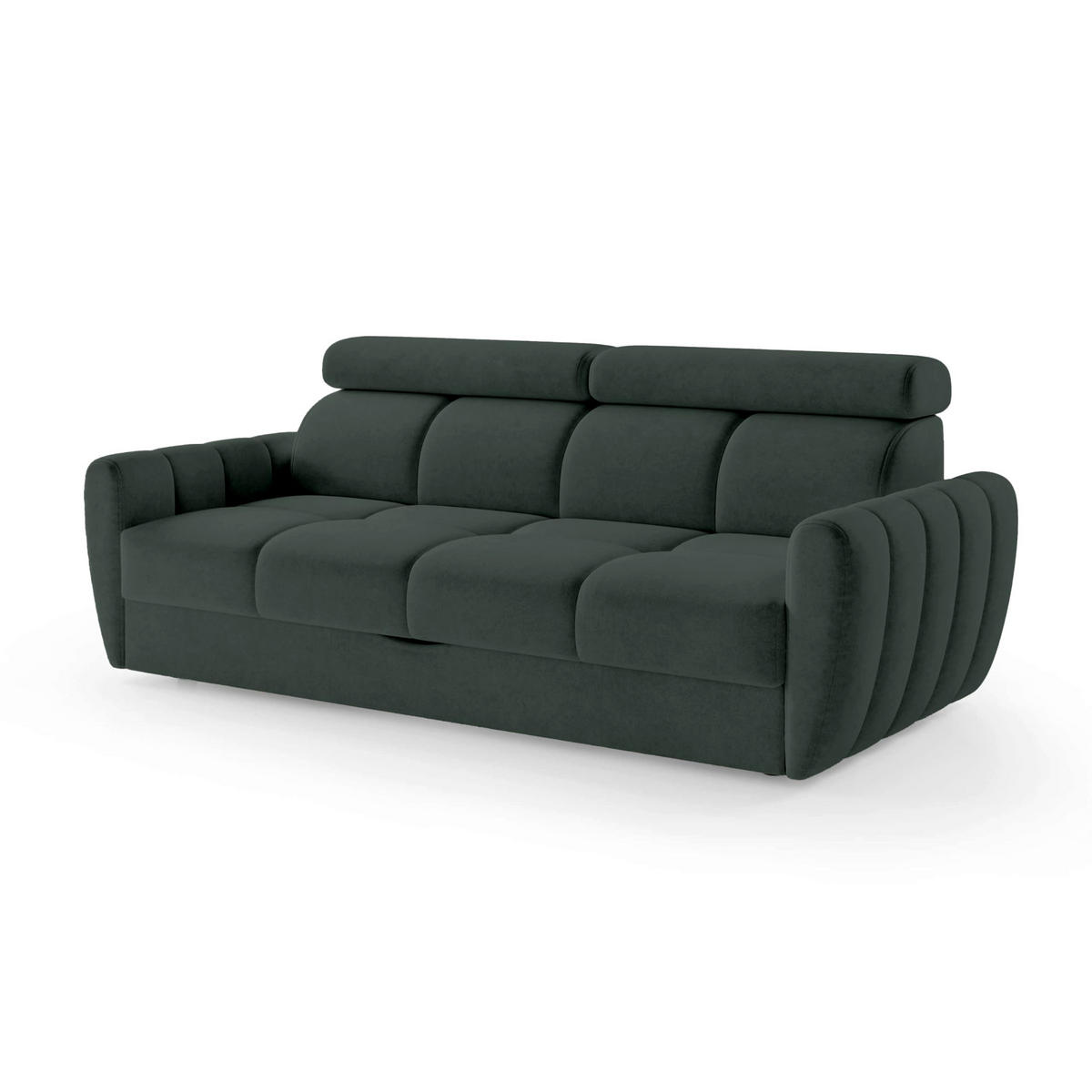 SOFA Franec Anthrazit - Anthrazit, Textil (227/86/99cm) - Pillovely