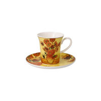 ESPRESSOTASSE Vincent van Gogh Sonnenblumen, Fine Bone China, Bunt, 100 ml - Multicolor, Keramik (0.1L) - Goebel