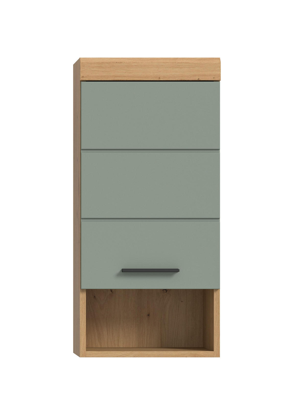 HÄNGESCHRANK Scout Bad in Artisan Eiche Nachbildung und Salbei Nachbildung B/H/T: 37x79x24 cm - Eiche Artisan, Holz (37/79/24cm)