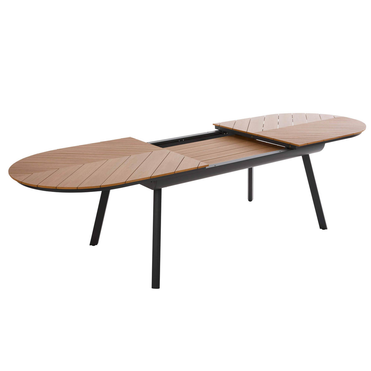 GARTENTISCH, Braun - Braun, Holz (220/100/76cm) - Oviala