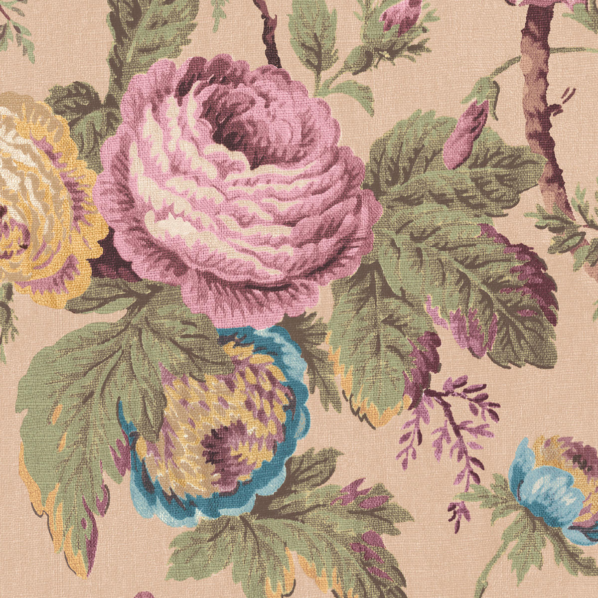 VLIESTAPETE elegante rosen 1000x52cm - Pink, Papier/Kunststoff (52/1000cm) - LAURA ASHLEY