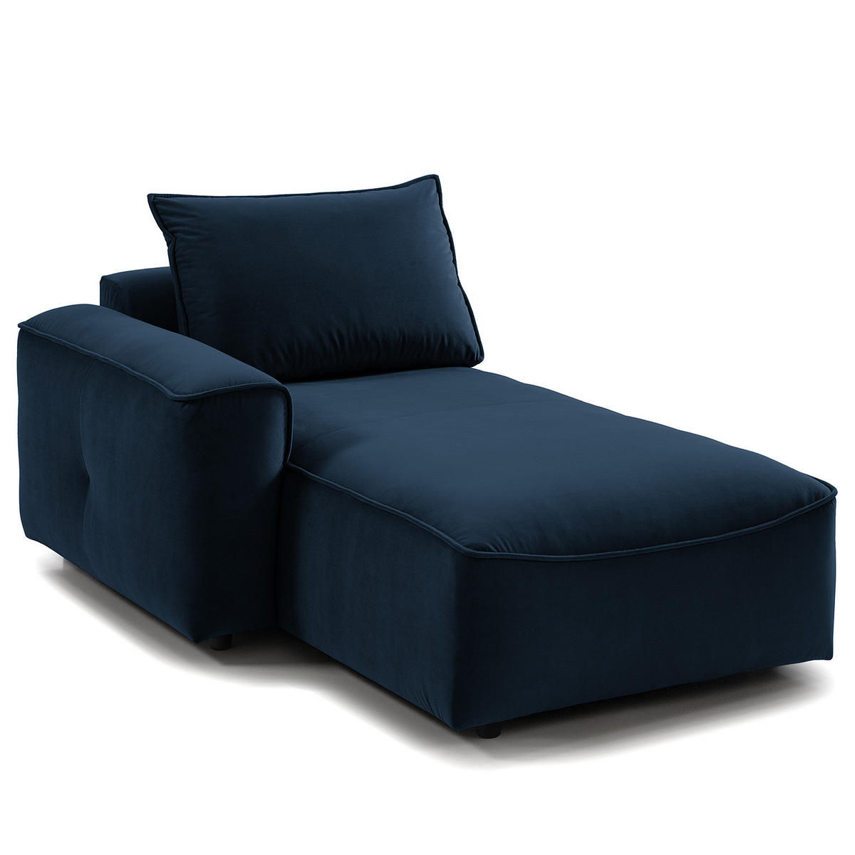 MODULLONGCHAIR - Dunkelgrau, Holz/Textil (170/82/105cm) - home24