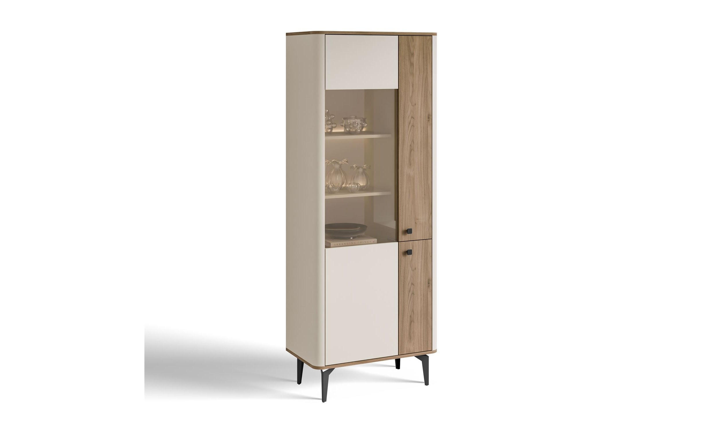 Lookway Vitrine Kaschmir 73x190x40 cm