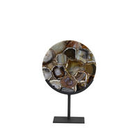 ORNAMENT Gouya Schwarz Ø25/35 cm - Schwarz, Stein (10/35/25cm) - Light & Living