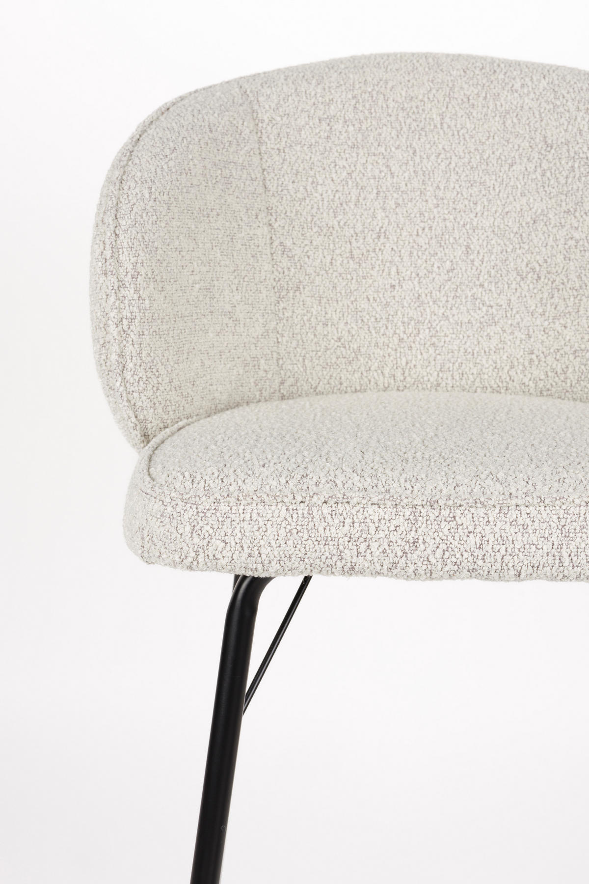 BARHOCKER Joa - Beige - 50/52/100 cm - 2er-Set - Beige, Textil (52/100/50cm) - Novel
