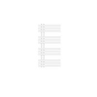KOUPELNOVÝ radiátor Iron EM 500x1000 bílý - bílá, kov (50/100/3cm) - LuxeBath